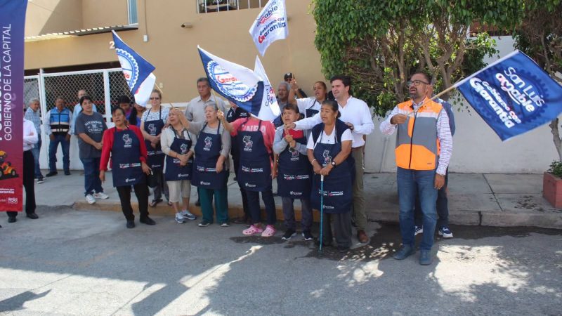 Gobierno de la Capital rehabilita calle Pedro Vallejo para mejorar acceso a zona escolar