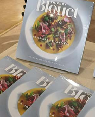 El chef Thierry Blouet presentó su libro: La cocina del artista