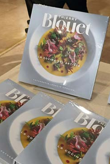 El chef Thierry Blouet presentó su libro: La cocina del artista