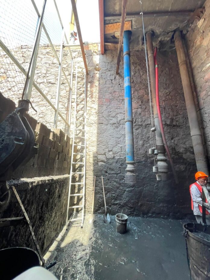 Interapas retira más de 120 toneladas de residuos del cárcamo del puente Pemex