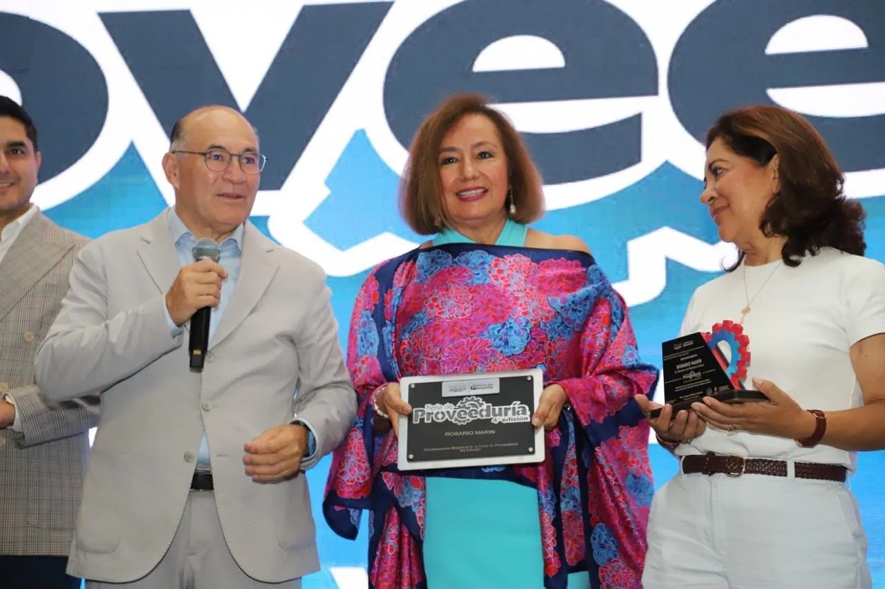Rosario Marín destaca la fuerza de la industria y el valor de la superación en la Feria de Proveeduría