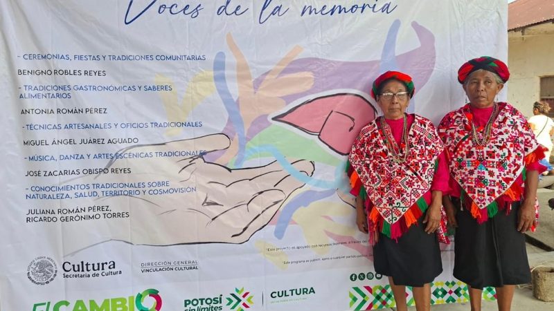 GOBIERNO DEL ESTADO RECONOCE A LOS TESOROS HUMANOS VIVOS DE SAN LUIS POTOSÍ 2026