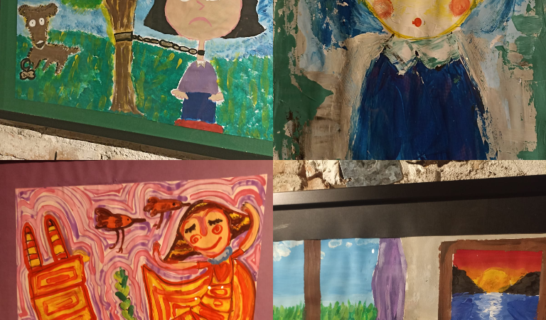 En la Galería del Sótano del Teatro de la Paz se exhiben las pinturas del certamen Emma Báez.