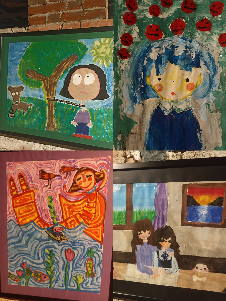 En la Galería del Sótano del Teatro de la Paz se exhiben las pinturas del certamen Emma Báez.
