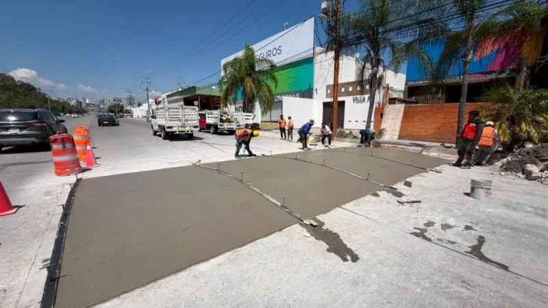 Continúan esta semana los trabajos para reforzar la seguridad vial en avenida Chapultepec