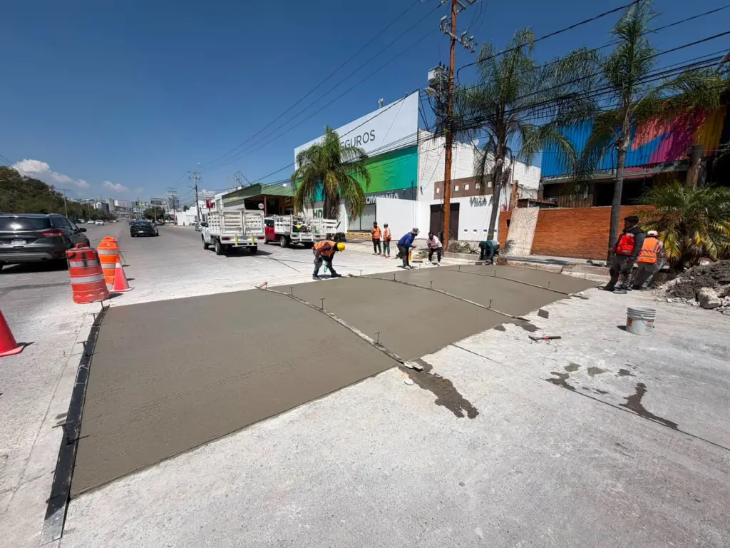 Continúan esta semana los trabajos para reforzar la seguridad vial en avenida Chapultepec