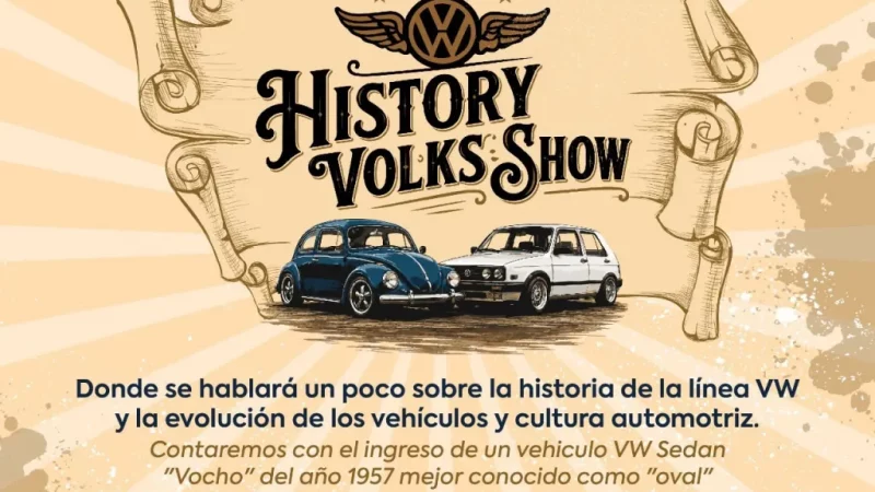 Gobierno Municipal invita al conversatorio “History Volks Show”, un encuentro con la historia y cultura automotriz