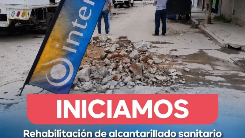 INTERAPAS lleva obras concretas al norte de la ciudad