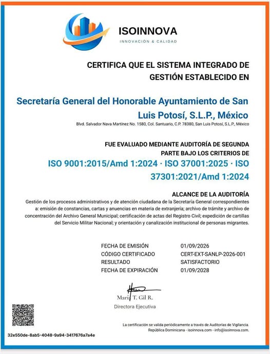 Sistema de Gestión del Gobierno de la Capital, único en México con certificaciones en tres normas internacionales