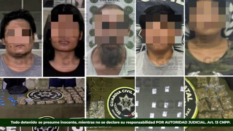 ACCIONES DE INTELIGENCIA PERMITEN DETENCIONES EN LA CAPITAL Y LA HUASTECA.