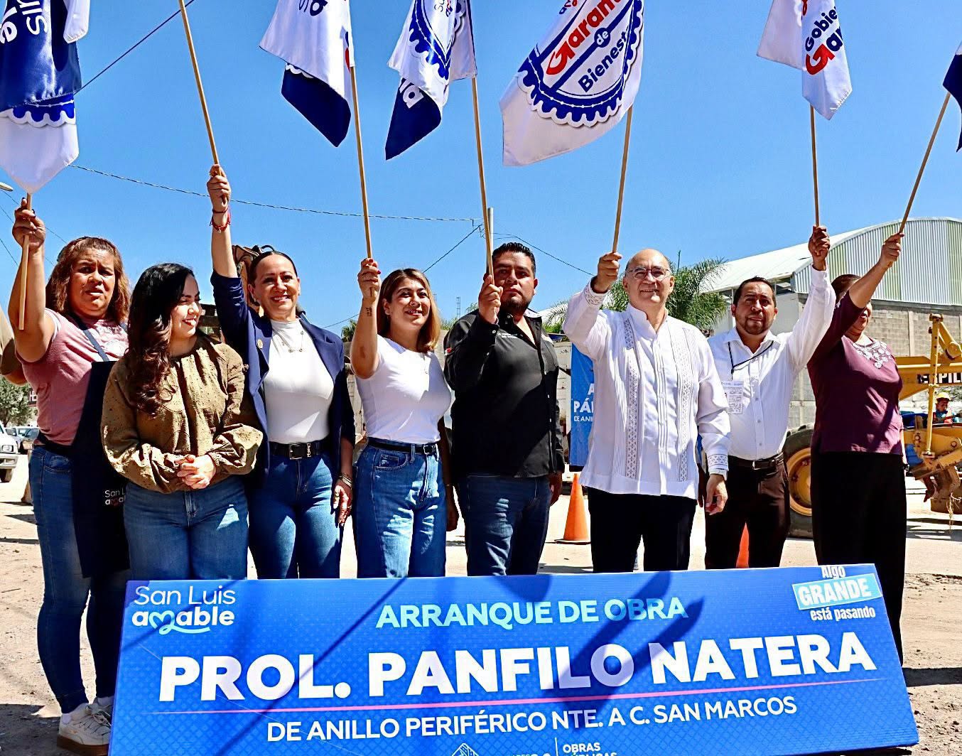 Enrique Galindo Arranca pavimentación de Pánfilo Natera, importante obra que conecta SLP Capital y Mezquitic