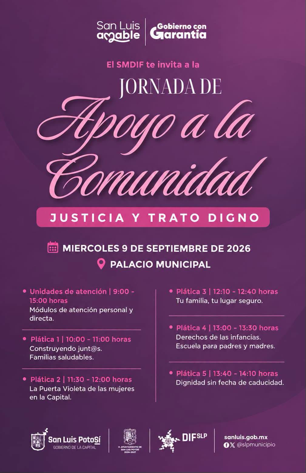 Invita DIF Municipal a Jornada de Apoyo a la Comunidad:“Justicia y Trato Digno”