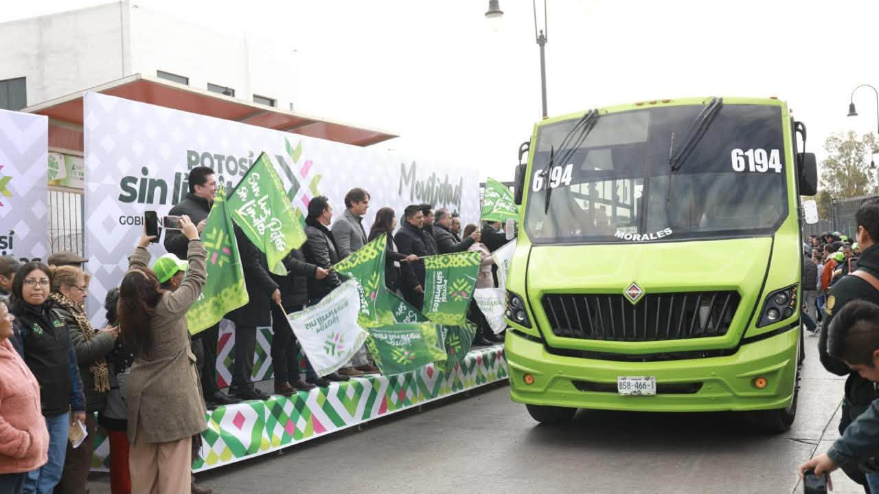EL GOBERNADOR RICARDO GALLARDO TERMINA CON EL REZAGO DEL TRANSPORTE PÚBLICO EN SLP