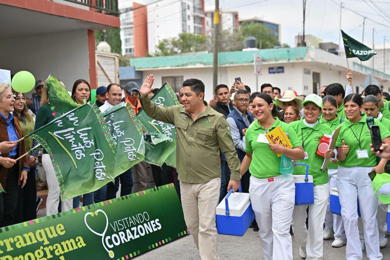 EL PROGRAMA “VISITANDO CORAZONES” ATIENDE DIRECTAMENTE EN LOS HOGARES POTOSINOS: RICARDO GALLARDO.