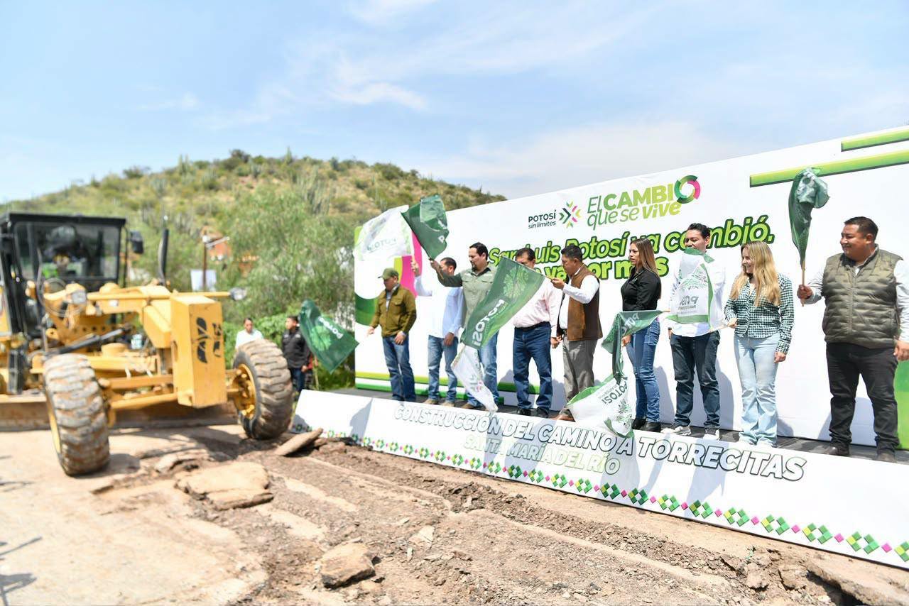 EL GOBERNADOR RICARDO GALLARDO HACE REALIDAD EL CAMINO A TORRECITAS, OBRA ESPERADA POR AÑOS