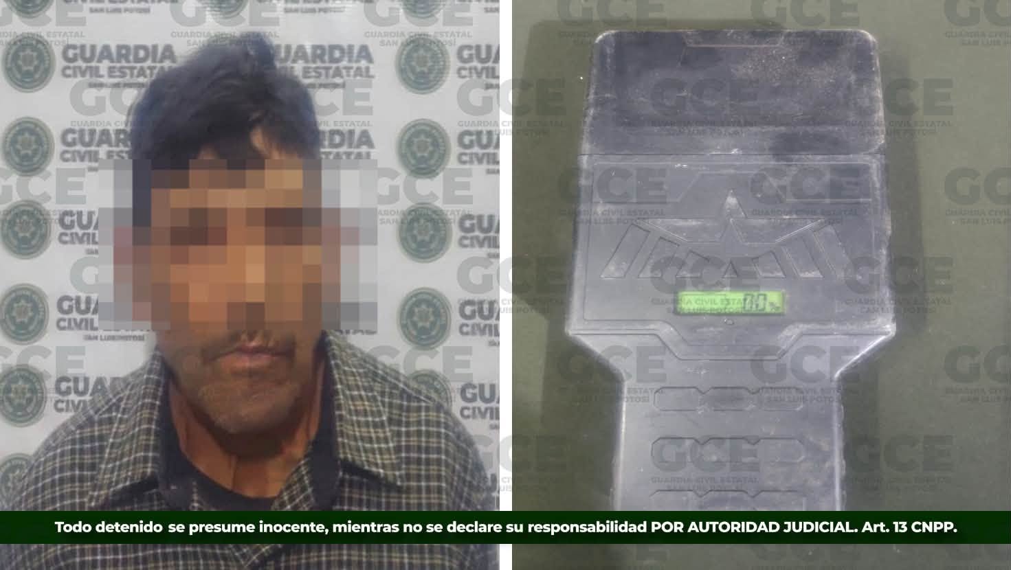 GUARDIA CIVIL ESTATAL DETIENE A OBJETIVO PRIORITARIO Y ASEGURA INMUEBLE.