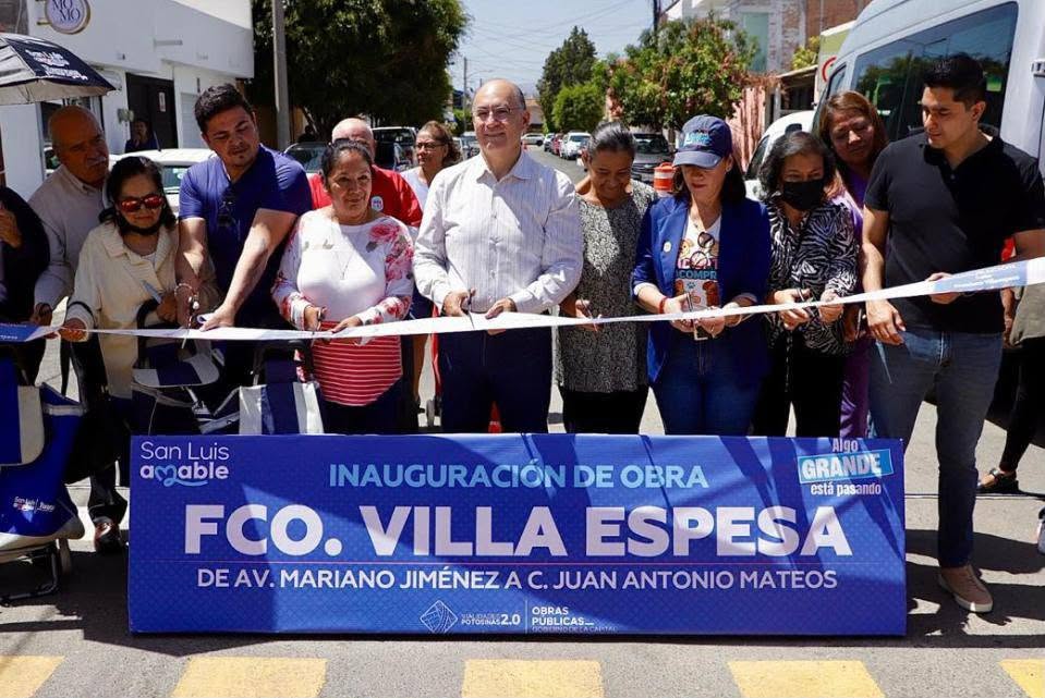 TRABAJOS EN PAUSA POR LA CAPITAL GALINDO ENTREGA NUEVAS CALLES