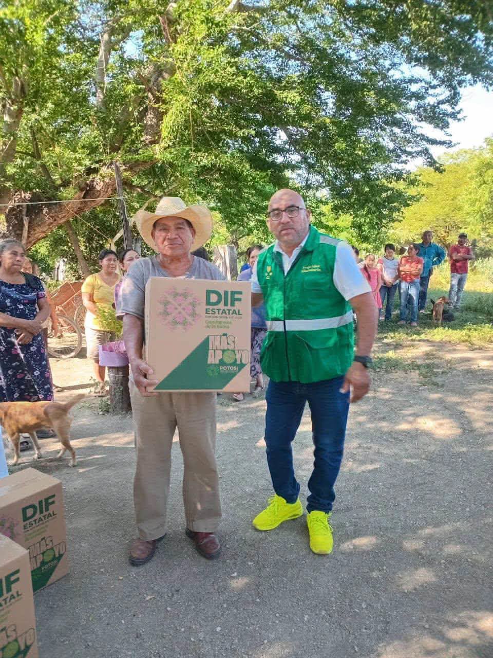 EL GOBERNADOR RICARDO GALLARDO AMPLIARÁ APOYOS ALIMENTARIOS EN TAMUÍN