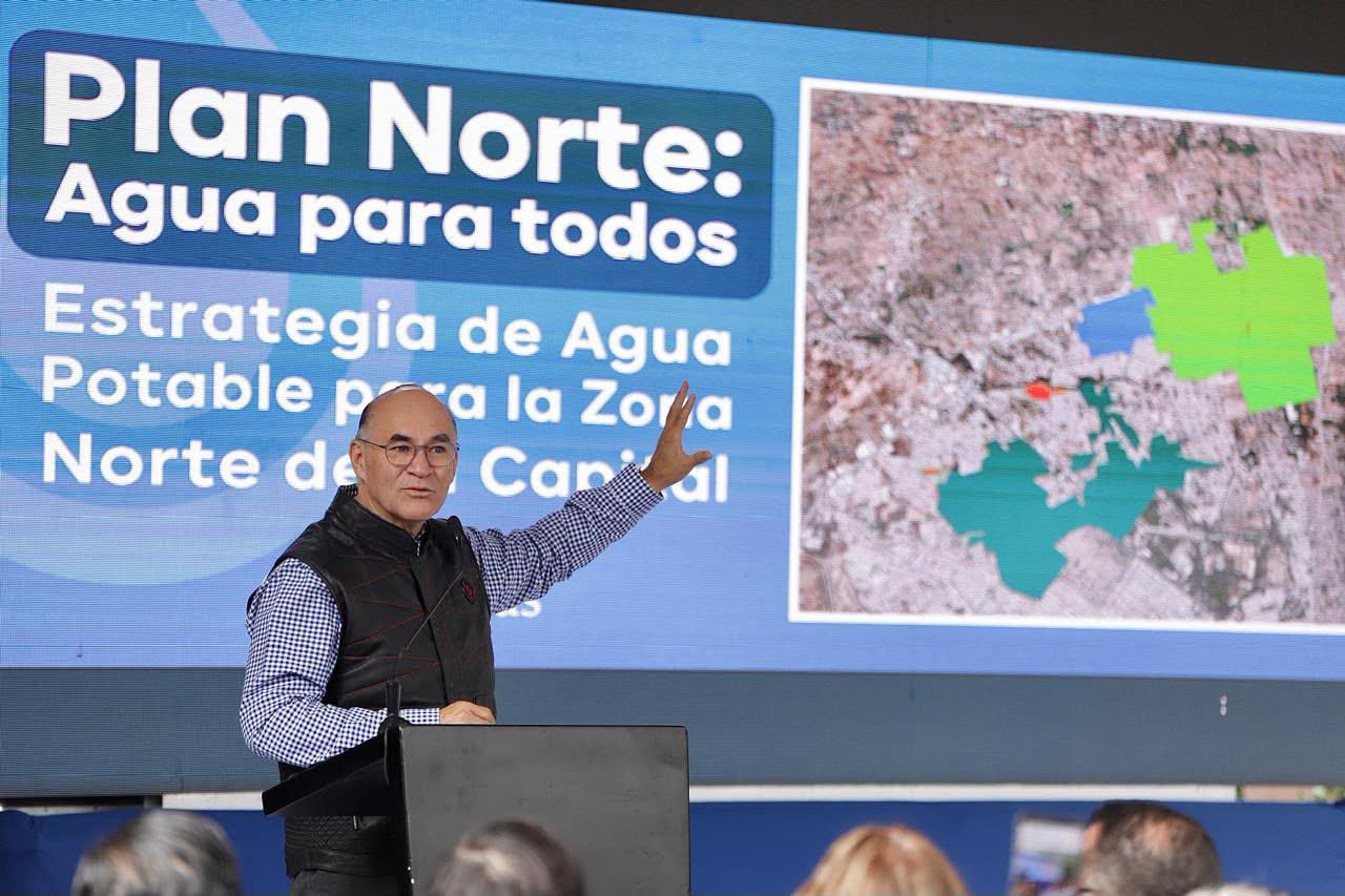Inversión histórica fortalecerá el abasto de agua en la zona norte de la capital