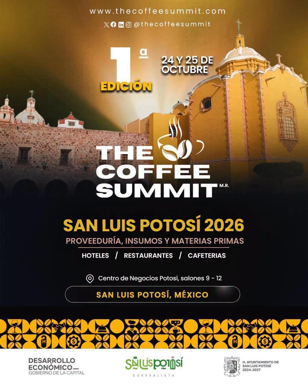 PROMUEVE GOBIERNO DE LA CAPITAL LA 1ª EDICIÓN DEL «THE COFFEE SUMMIT»
