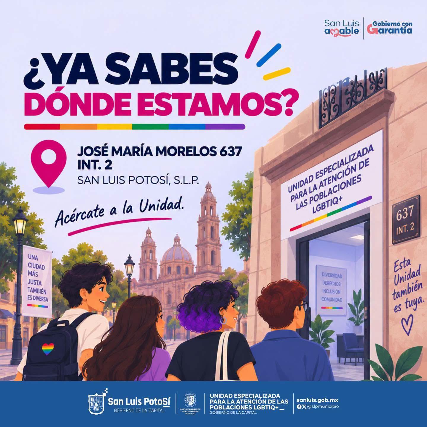 Exhorta Unidad Especializada para la Atención de las Poblaciones LGBTIQ+, sumarse a acciones a favor de estos sectores