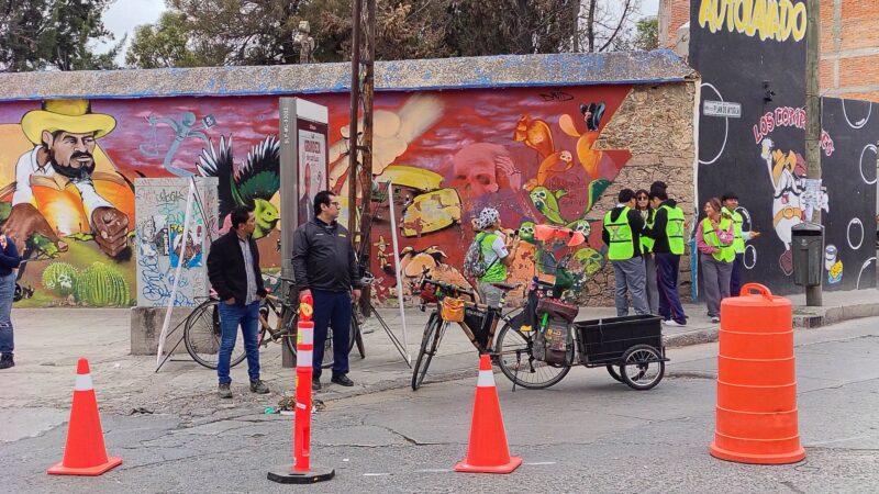 Urbanismo táctico busca recuperar espacio para peatones en El Saucito