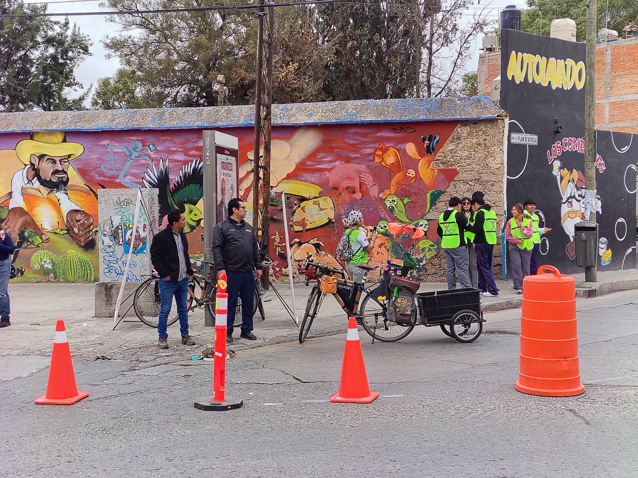 Urbanismo táctico busca recuperar espacio para peatones en El Saucito