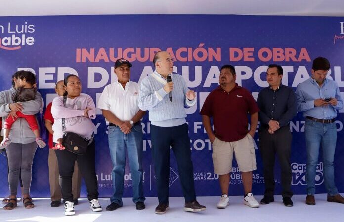 Agua potable para las familias, una prioridad del Gobierno de Enrique Galindo