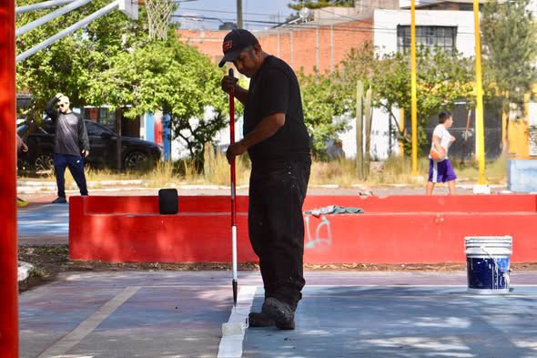 Amplía el Gobierno de la Capital el rescate de canchas deportivas con De Color mi Jugada