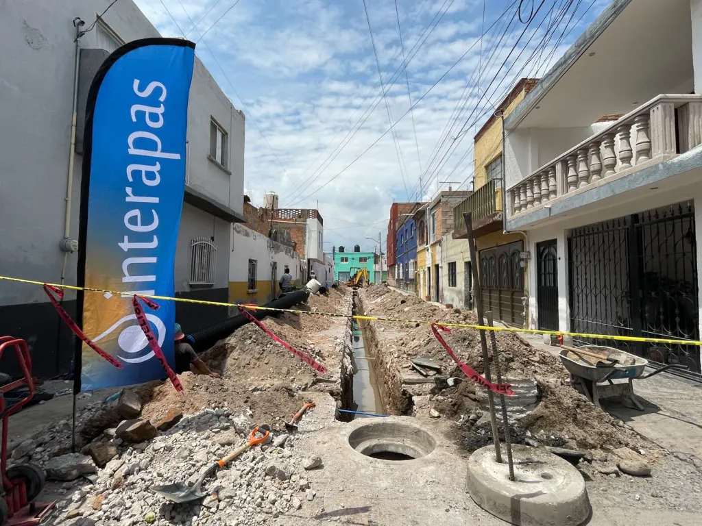 Nueva rehabilitación de drenaje de Interapas en el barrio de San Miguelito
