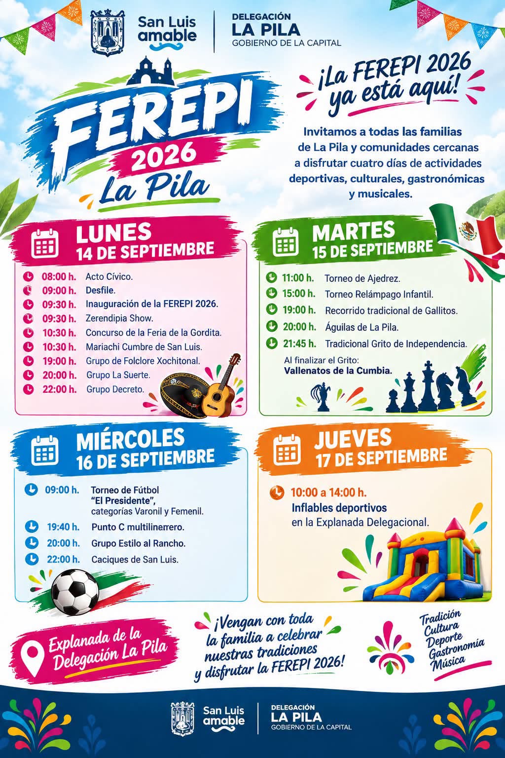 Gobierno de la Capital invita a la Feria Regional de La Pila