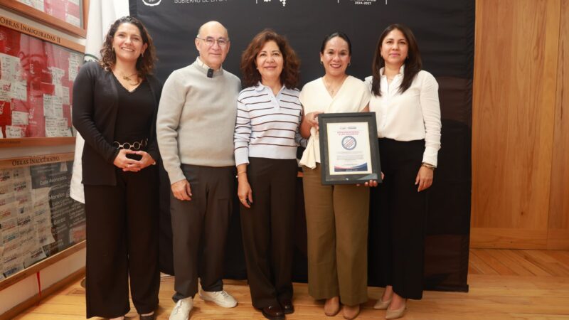 DIF Capitalino recibe Sello de Garantía de Bienestar por su atención integral frente a las violencias