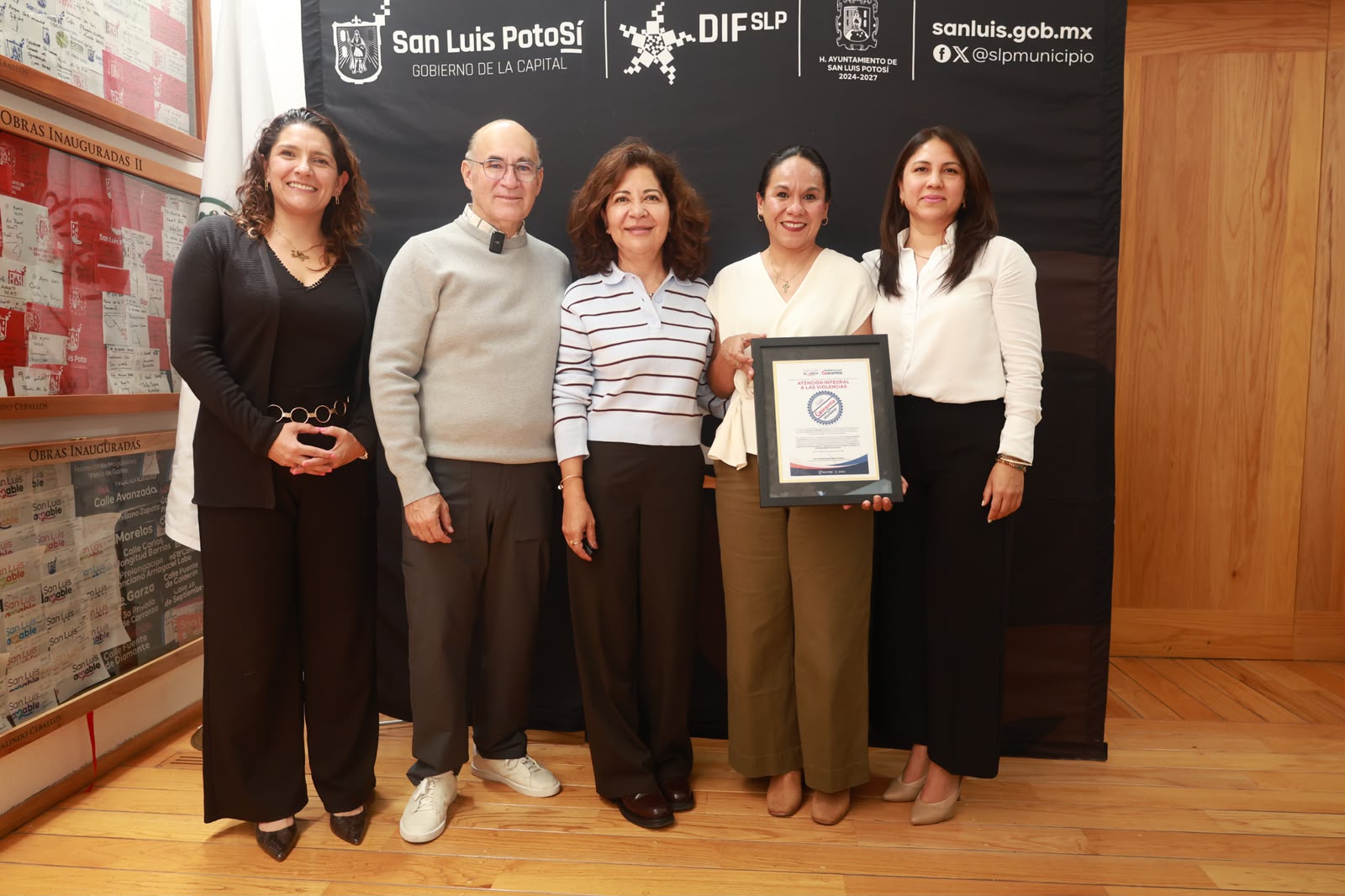 DIF Capitalino recibe Sello de Garantía de Bienestar por su atención integral frente a las violencias