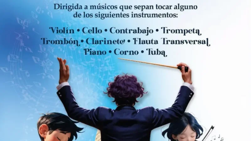 Permanece abierta convocatoria para integrar la Orquesta Municipal de San Luis Capital