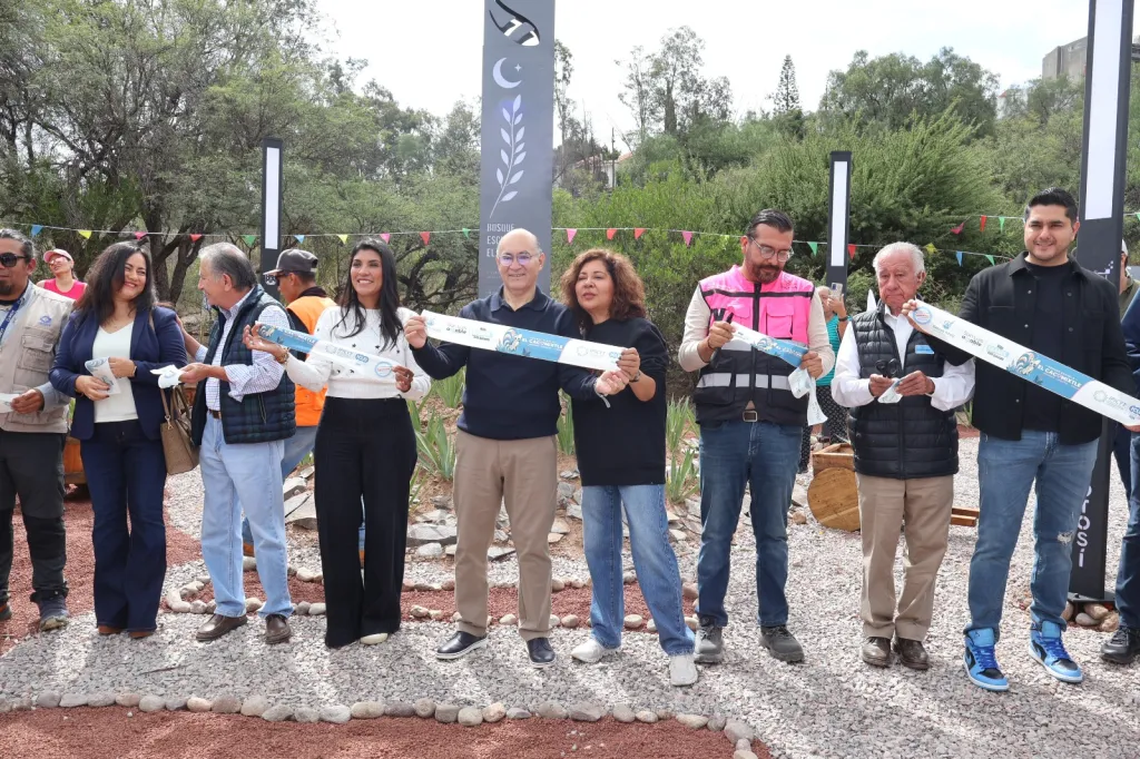 Enrique Galindo inaugura el Bosque Escuela Cacomixle en Camino a la Presa.