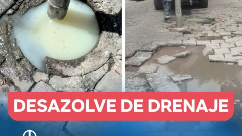 Interapas prepara calle López Hermosa para renovación de drenaje
