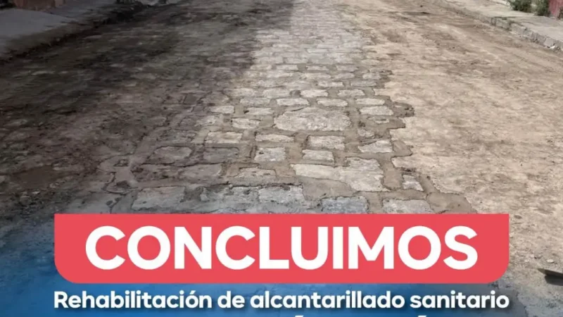 Calle Morelos en el barrio de San Sebastián estrena drenaje