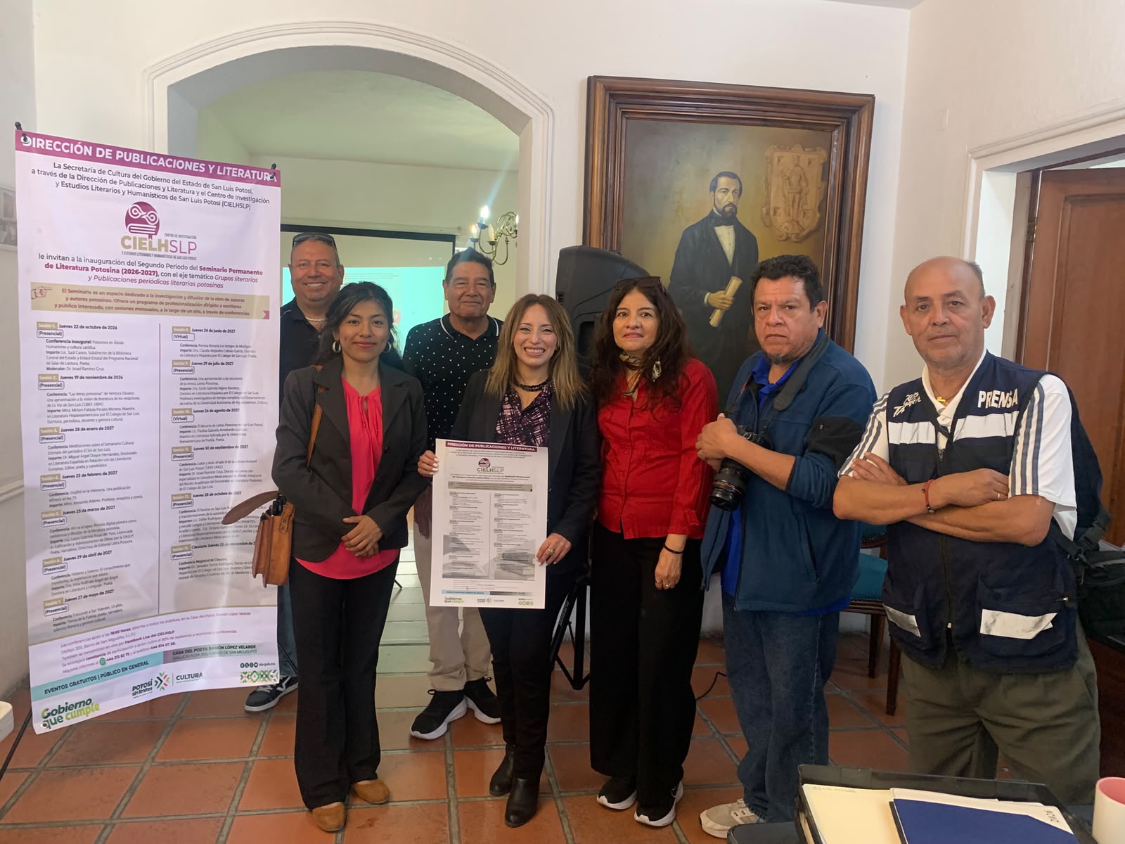 INAUGURARÁN EL 2º PERIODO DEL SEMINARIO PERMANENTE DE LITERATURA POTOSINA