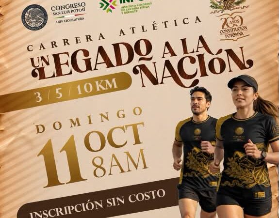 CONGRESO DEL ESTADO INFORMA LA SUSPENSIÓN TEMPORAL DE LA CARRERA ATLÉTICA «UN LEGADO A LA NACIÓN «, ANTE LA NEGATIVA DEL AYUNTAMIENTO DE LA CAPITAL A OTORGAR EL PERMISO CORRESPONDIENTE.