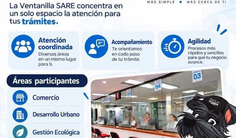 Gobierno Municipal facilita trámites para abrir negocios con Ventanilla Única SARE