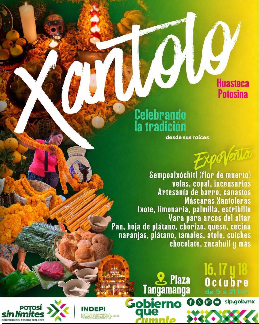 GOBIERNO ESTATAL LLEVA EXPO-VENTA DE XANTOLO A SAN LUIS POTOSÍ