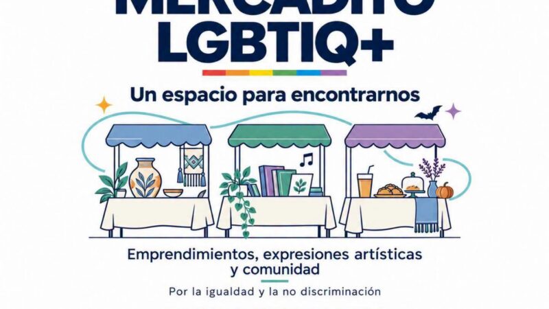 Gobierno de la Capital invita a la población en general al primer Mercadito LGBTIQ+