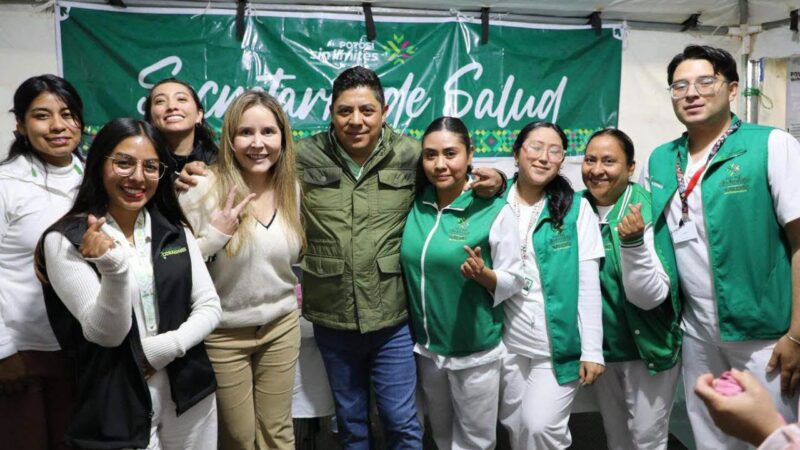 EL GOBERNADOR RICARDO GALLARDO LLEVA SALUD GRATUITA A MÁS DE 175 MIL POTOSINOS CON VISITANDO CORAZONES.