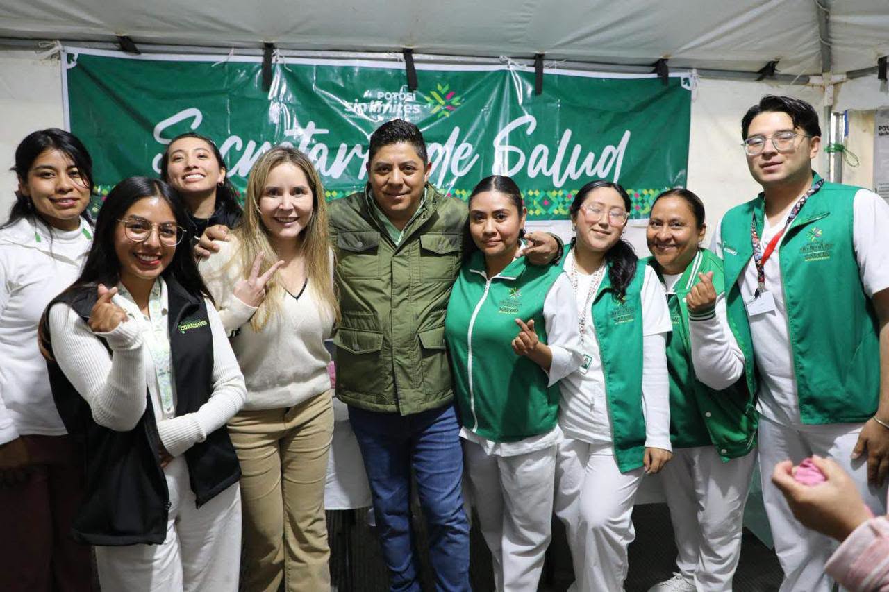 EL GOBERNADOR RICARDO GALLARDO LLEVA SALUD GRATUITA A MÁS DE 175 MIL POTOSINOS CON VISITANDO CORAZONES.