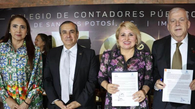 UASLP y el IMCP acuerdan colaboración para acercar a estudiantes y docentes a la certificación y al ejercicio profesional contable.