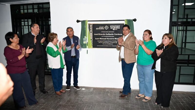 RICARDO GALLARDO Y JUAN MANUEL NAVARRO CUMPLEN UN ANHELO SOCIAL: INAUGURAN NUEVO PARQUE «21 DE MARZO»