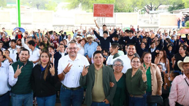 RICARDO GALLARDO LLEVA EL CAMBIO A LAGUNILLAS CON NUEVAS OBRAS EDUCATIVAS Y DE INFRAESTRUCTURA