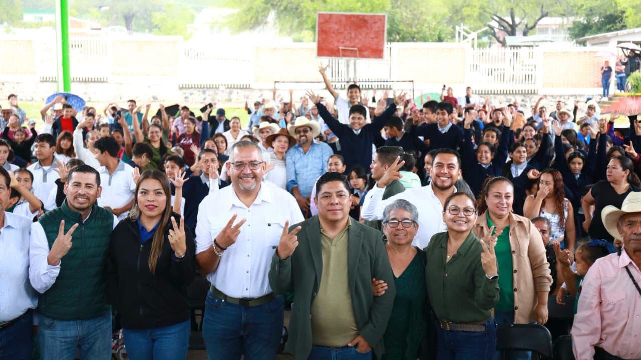 RICARDO GALLARDO LLEVA EL CAMBIO A LAGUNILLAS CON NUEVAS OBRAS EDUCATIVAS Y DE INFRAESTRUCTURA