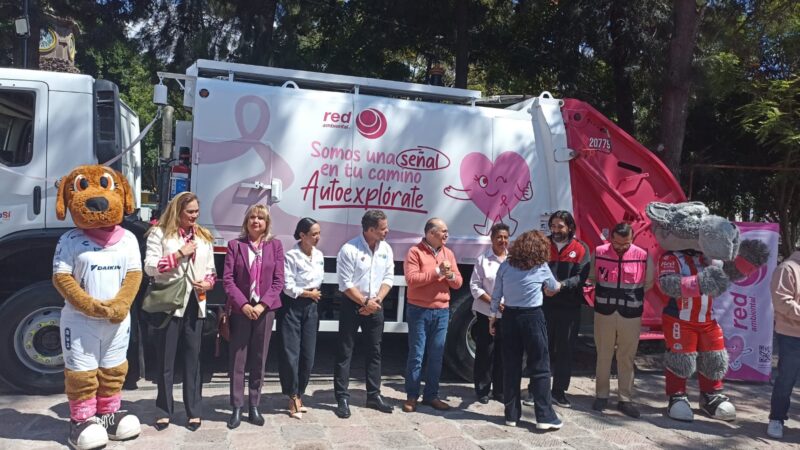 Campaña » Somos Una Señal en tu Camino » invita a potosinas a hacerse la mastografia.