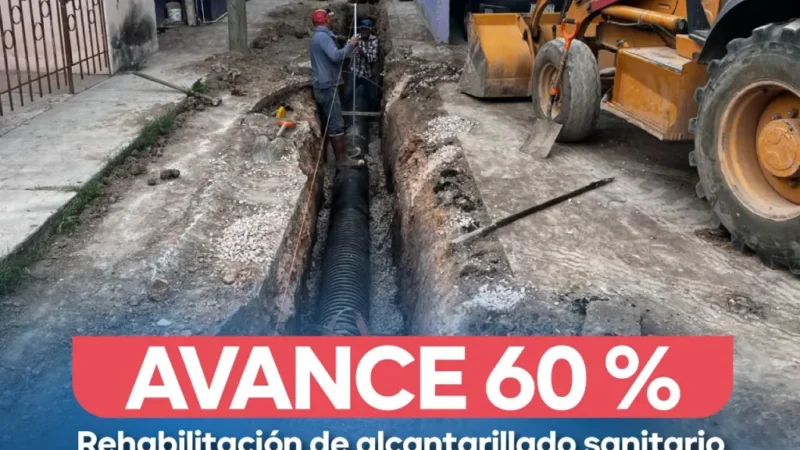 Obra sanitaria de Interapas atiende necesidades de vecinos de Aguaje 2000